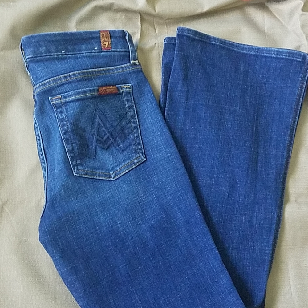 Size 29 7 For all Mankind bootcut jeans